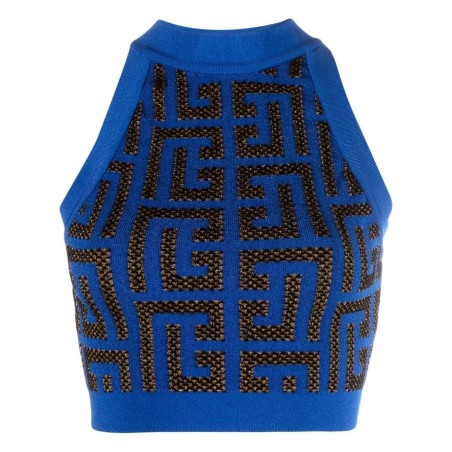 Pharaon monogram cropped top