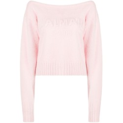 Off shoulder brush sweater