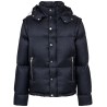 Monogram jacquard down jacket