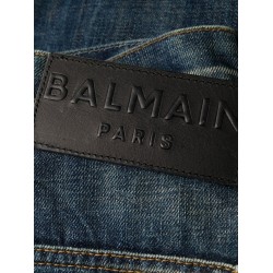 Slim denim stonewash jeans