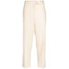 Drawstring cropped pants