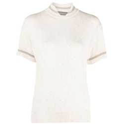 Knit polo shirt