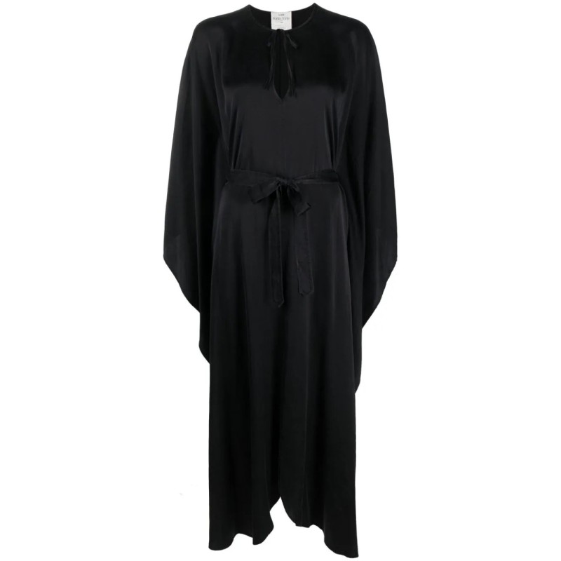 Silk satin chic kaftan dress