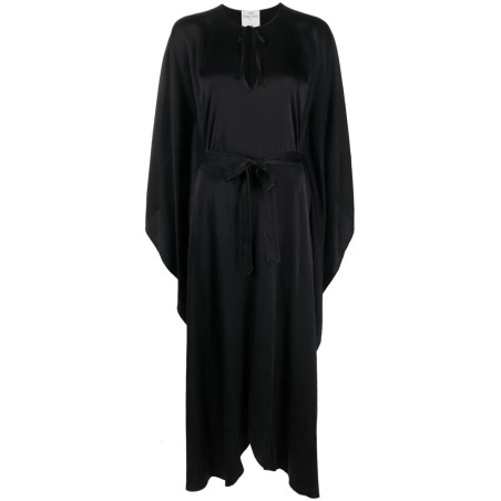 Silk satin chic kaftan dress