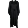 Silk satin chic kaftan dress