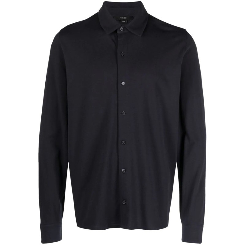 Pique button down shirt