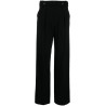 Matte viscose crepe pants