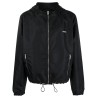 Horn zipped blouson jacket