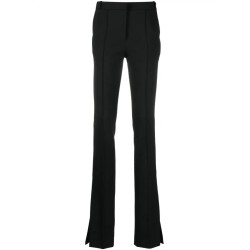 High waisted slim trousers