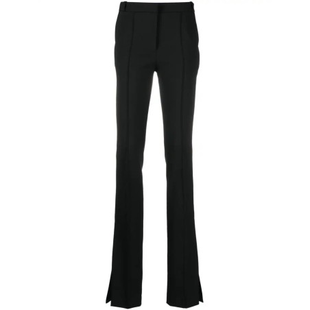 High waisted slim trousers