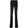 High waisted slim trousers