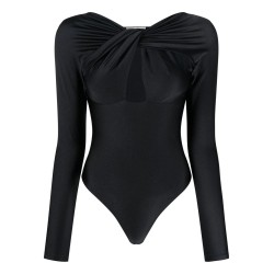 Twisted cut-out bodysuit