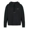 Tonal fox head patch hoodie