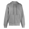 Tonal fox head patch hoodie