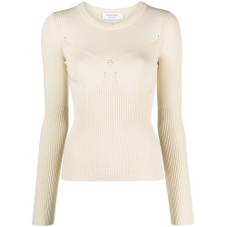 Rib knit long top