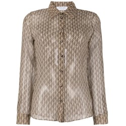 Moon diamant button up blouse