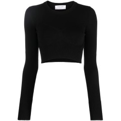 Rib knit cropped top