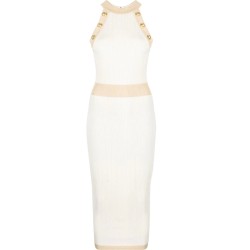 Sleeveless golden edge dress