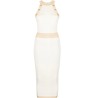 Sleeveless golden edge dress