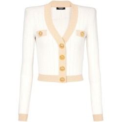 Gold edge buttoned cardigan