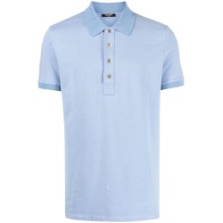 Monogram pique polo shirt