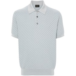 Knit polo with stand 3 buttons