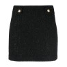 Tweed mini skirt