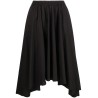 Cotton poplin pull on skirt