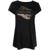 Leopard crystal t-shirt