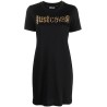 Logo tiger gold dress