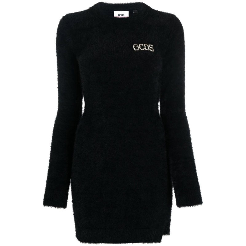 Gcds fuzz long sleeve dress