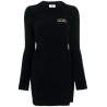 Gcds fuzz long sleeve dress