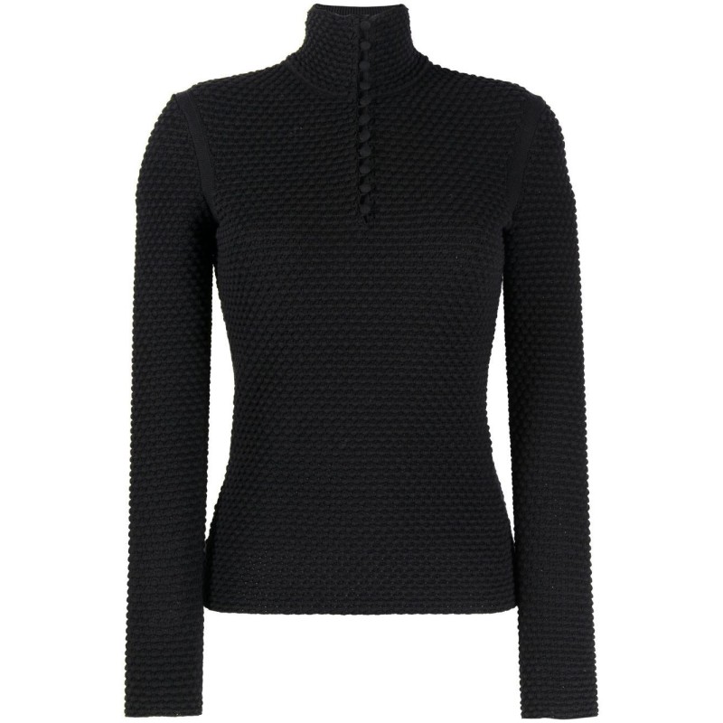 Long sleeves mock-neck sweater