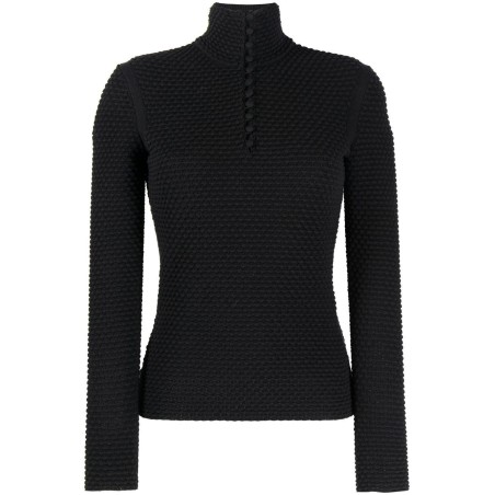 Long sleeves mock-neck sweater