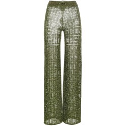 Gcds monogram macramé trousers