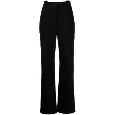 Panelled straight leg trousers