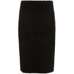 Slit pencil skirt