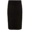 Slit pencil skirt