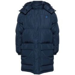 Hooded long puffer