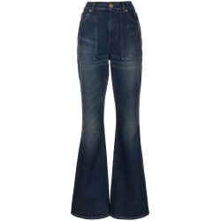 Hw vintage denim flare pants