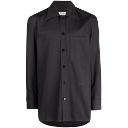 Twisted cocoon overshirt