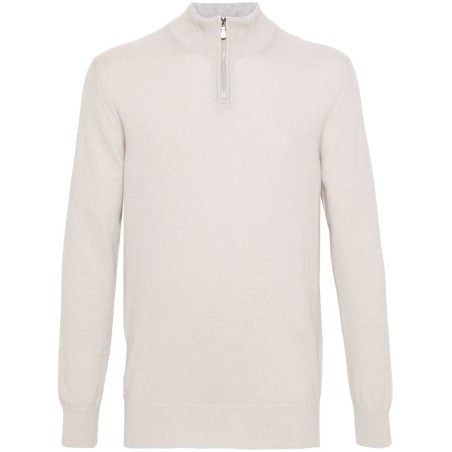 Half zip long sleeves sweater