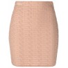 KNITTED MONOGRAM SHORT SKIRT