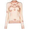 Henna print second skin top