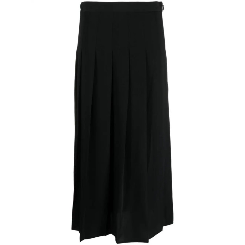 Plate midi skirt