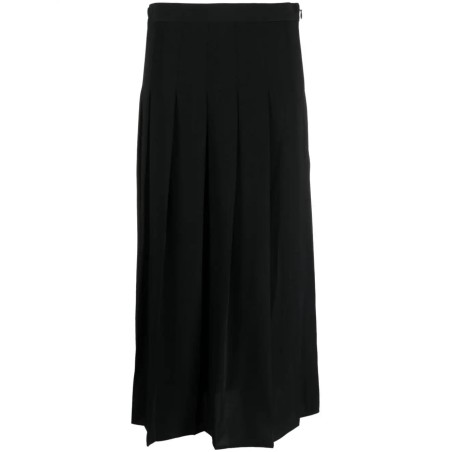 Plate midi skirt