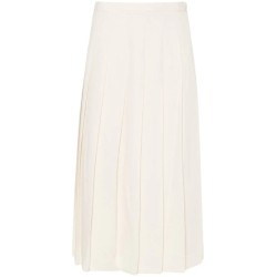 Plate midi skirt