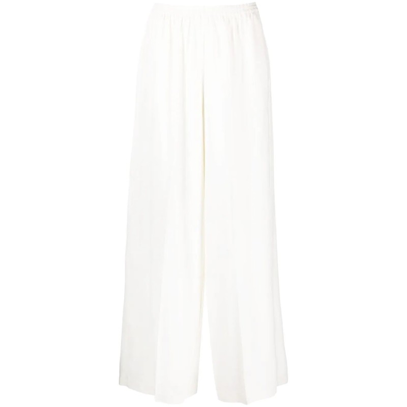 Fluid ottoman wide leg pants