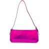 Dulce fuchsia leather handbag