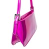 Dulce fuchsia leather handbag